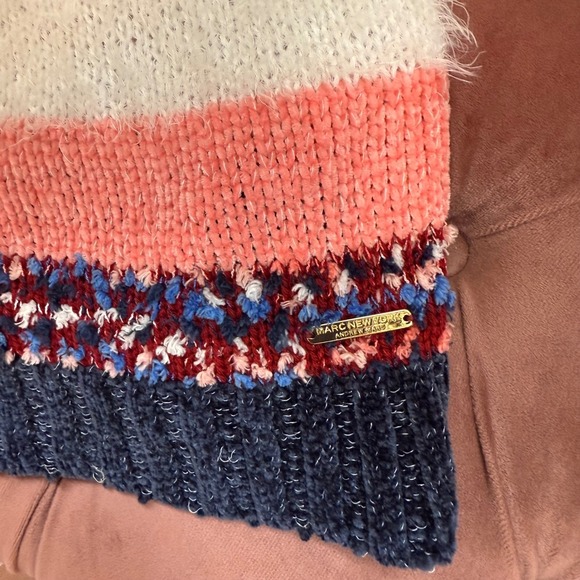 Marc New York Andrew Marc Striped Pullover Sweater Multicolor Womens Medium - Picture 5 of 7